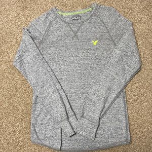 American Eagle l/s Gray Sz Small like new